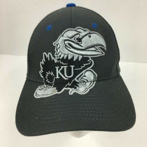 Kansas University Jayhawks baseball cap hat, Fitted Size S, Authentic Zephyr